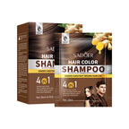 Instant Black Hair Dye Shampoo for Gray Hair Coverage