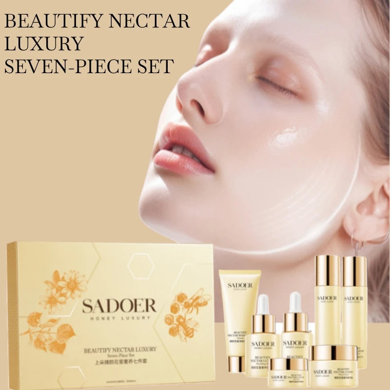 Luxurious 7-Piece Flower Nectar Skincare Set