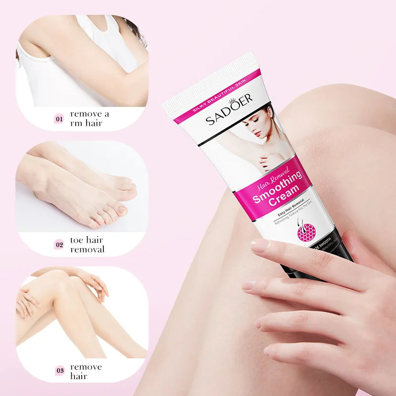 Painless Silky Smooth Hair Removal Cream