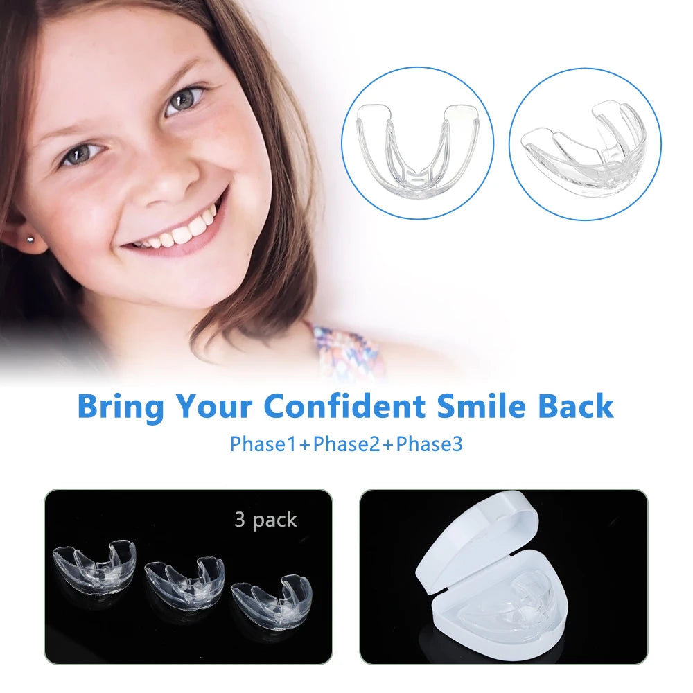 3-Stage Orthodontic Teeth Alignment Trainer for Kids
