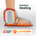 Heated Air Compression Foot and Ankle Massager