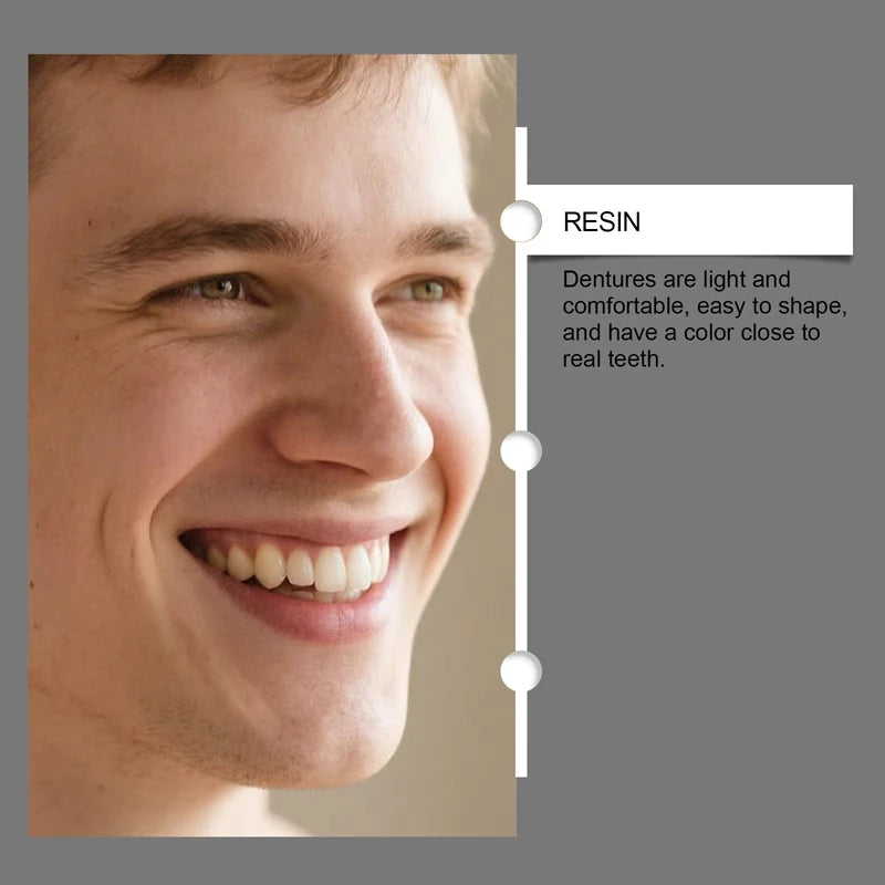 Adjustable Comfort Denture Set for Natural Smile