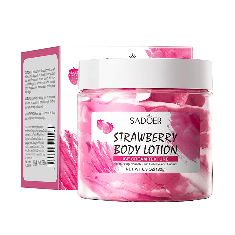 Hydrating Ice Cream Body Lotion for Smooth Skin