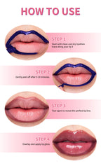 Double-Ended Peel-Off Lip Tint and Plumping Gloss