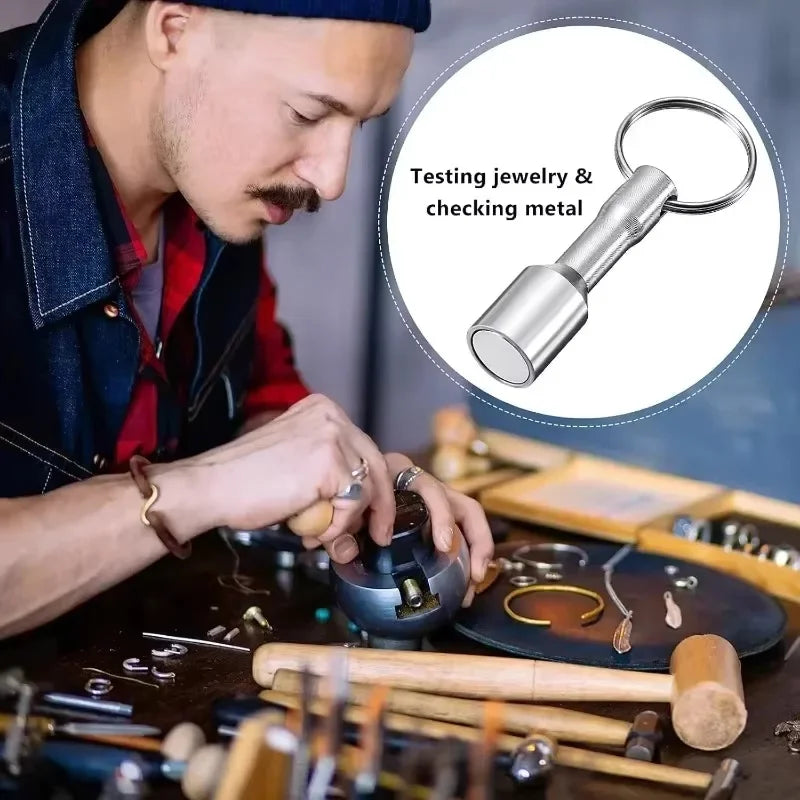 Strong Magnetic Pocket Keychain Hook for Detecting Metal