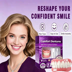 Comfortable Silicone Denture Set for Instant Smile Transformation