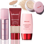 4-Piece Long-Lasting Waterproof Makeup Base and Setting Set