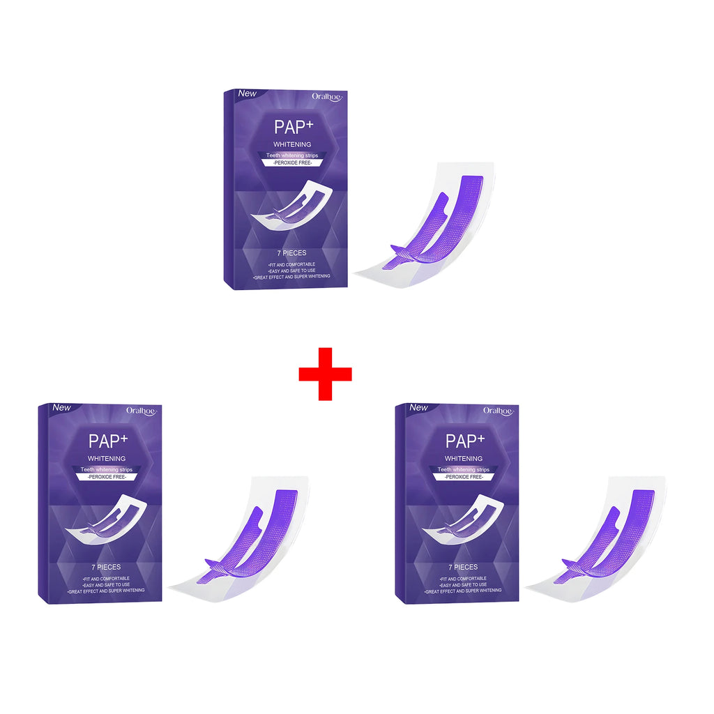 Peroxide-Free Teeth Whitening Strips