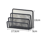 3-Tier Metal Mesh Desktop Document and Stationery Organizer