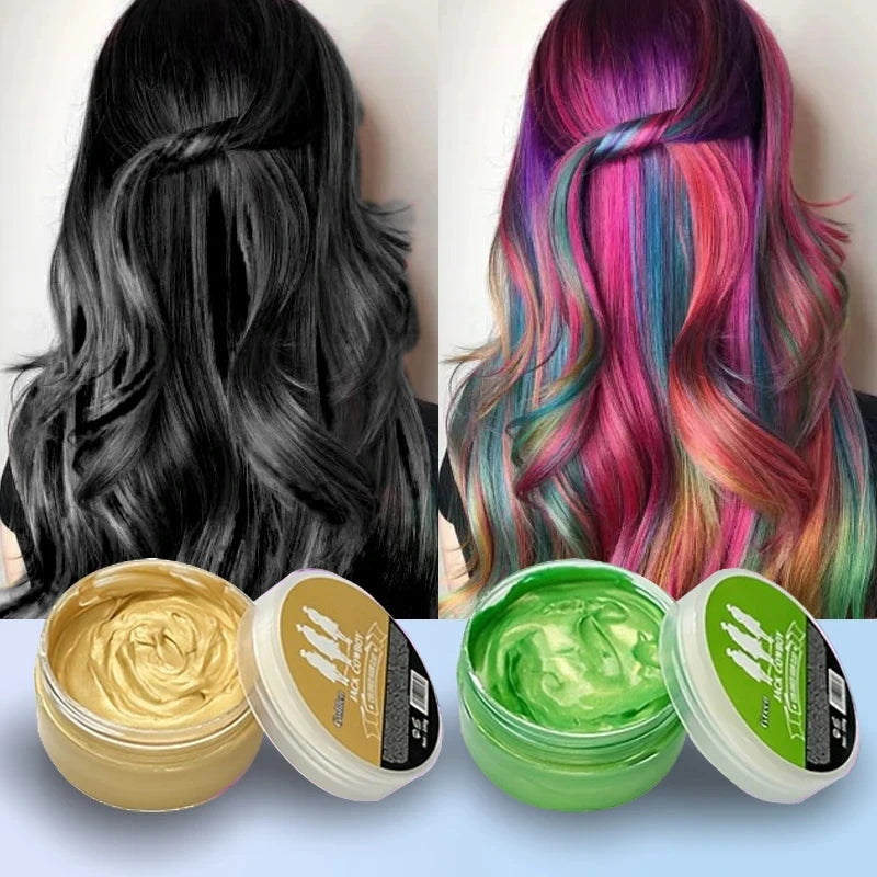 Temporary Washable Hair Color Styling Wax