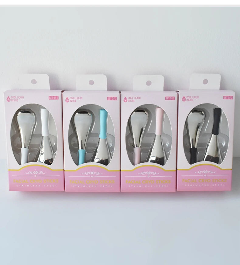 Stainless Steel Facial Cryo Sticks for Puffiness and Skin Cooling
