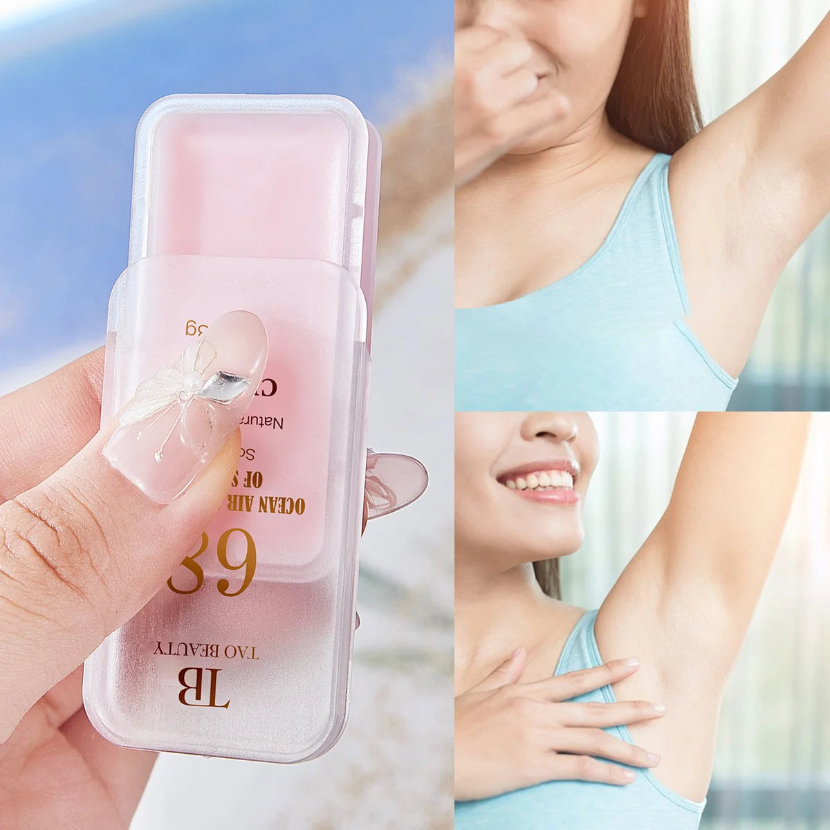 3-Pack Portable Solid Fragrance Balm for Travel and Dating