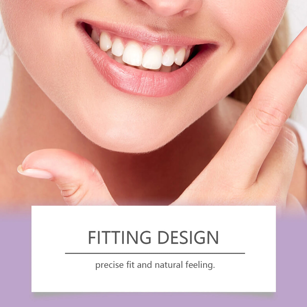 Cosmetic Silicone Denture Set for Instant Natural Smile