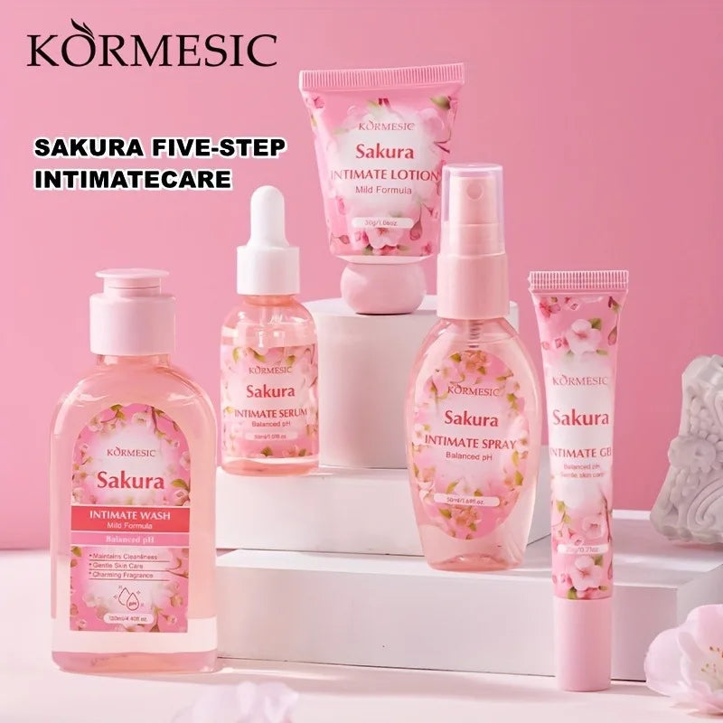 5-Piece Sakura Intimate Care and Hygiene Set - 2