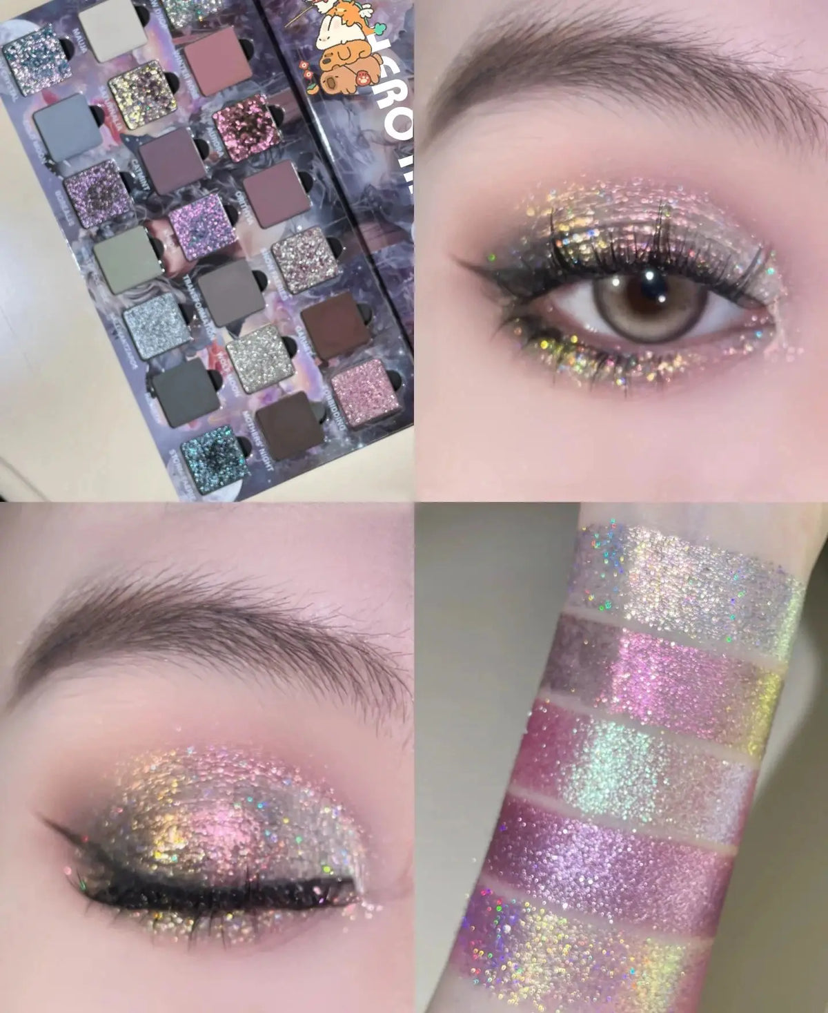 21-Color Multi-Finish Shimmer and Matte Eyeshadow Palette