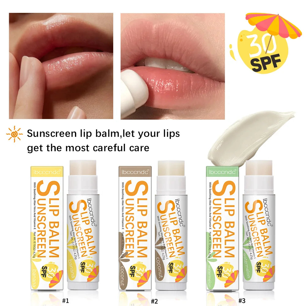 SPF 30 Sunscreen Moisturizing Lip Balm for Daily Protection