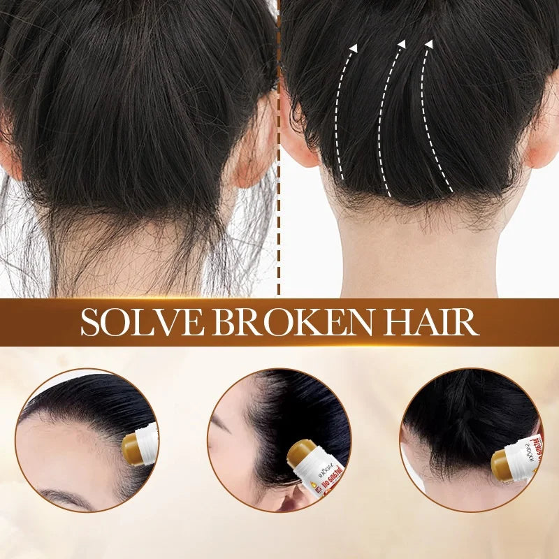 Batana Oil Hair Styling Wax Stick for Smooth Shiny Hair
