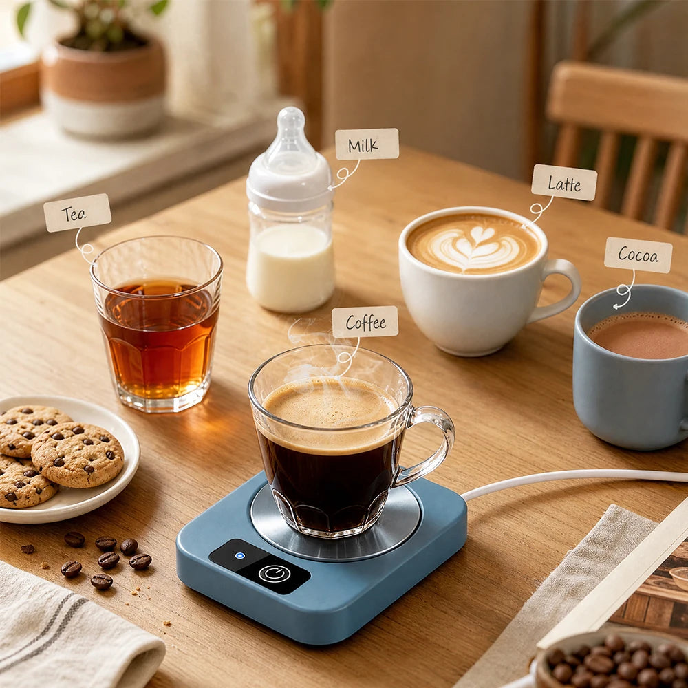 Electric Constant Temperature Beverage Mug Warmer Coaster