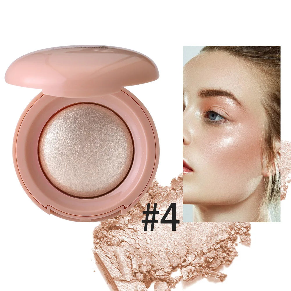 Shimmering Face Highlighter Powder for Natural Glow