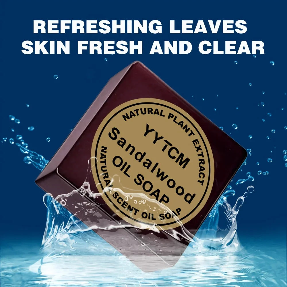 Men's Natural Sandalwood Scented Body Soap