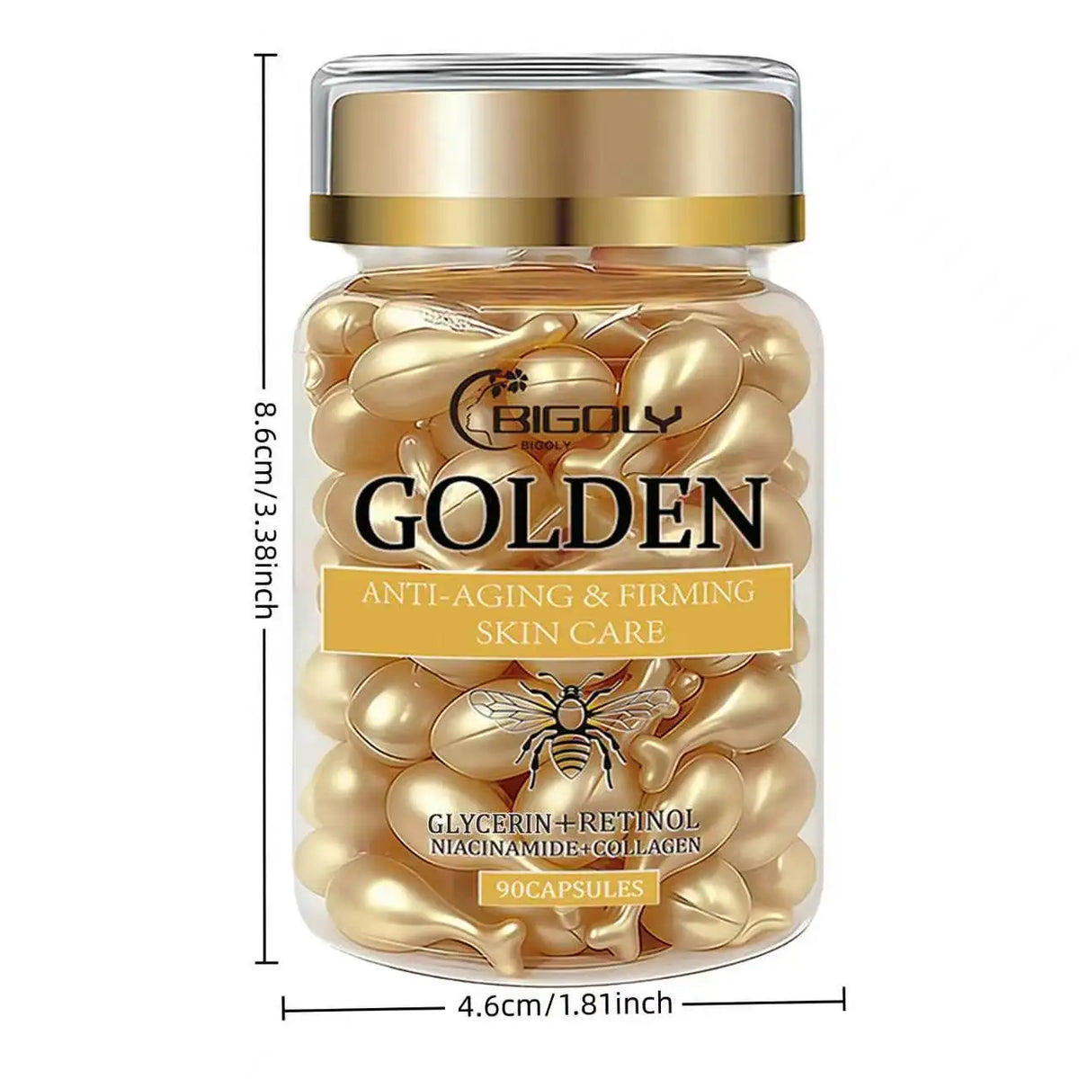 Anti-Aging Retinol and Collagen Facial Essence Capsules