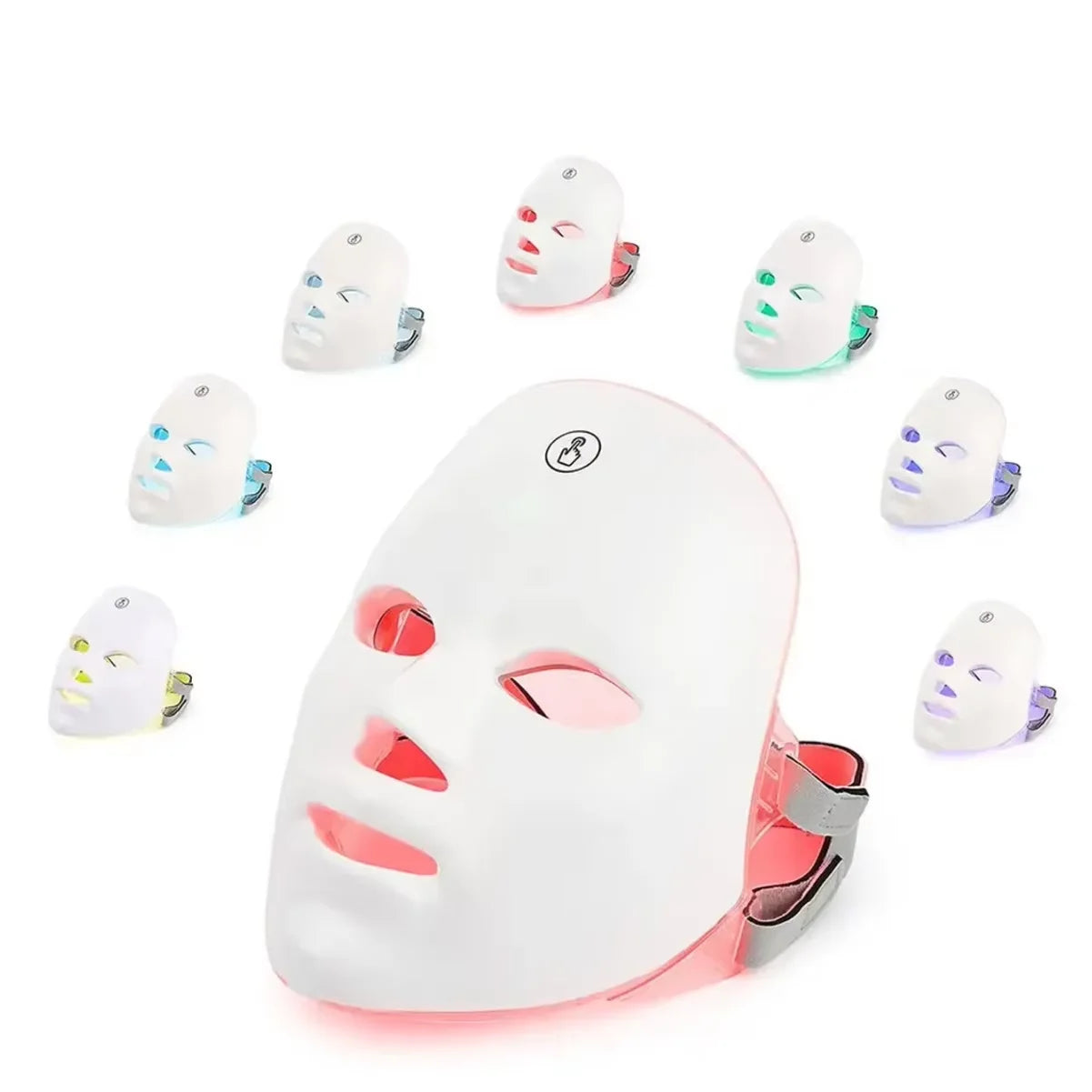 7-Color LED Light Therapy Facial Mask - 1