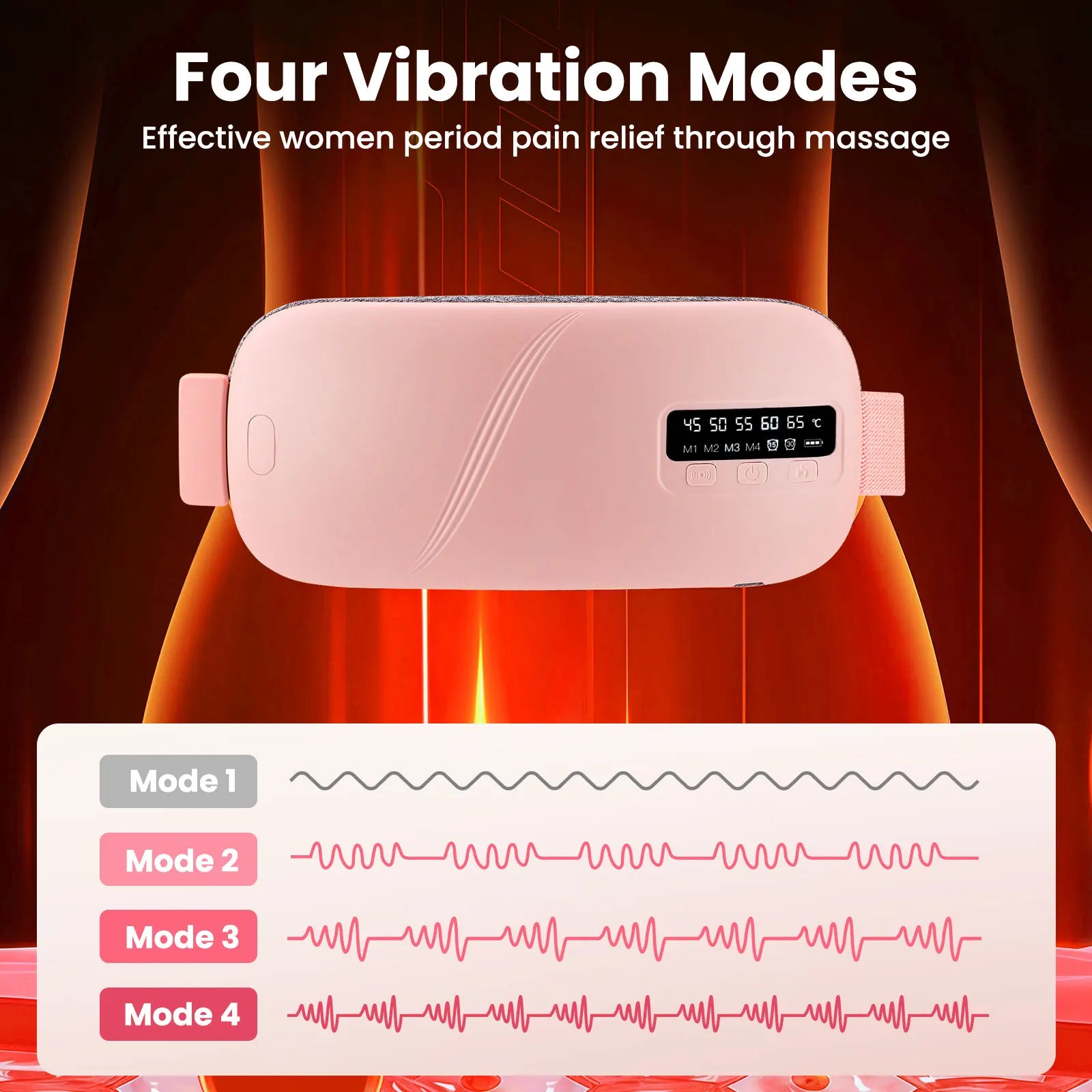 Portable Cordless Heating Pad for Menstrual Cramp Relief - 5