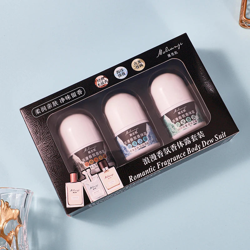 3-Piece Long-Lasting Romantic Fragrance Body Lotion Set