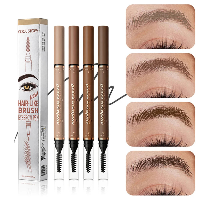 Waterproof Hair-Like Liquid Eyebrow Pencil - 1