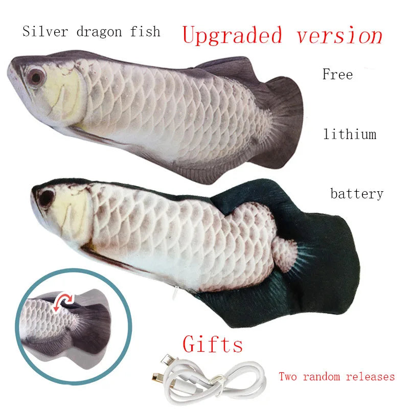 Interactive Flopping Fish Toy for Cats