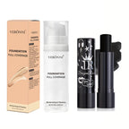 White Liquid Foundation and Black Lipstick Set for Cosplay