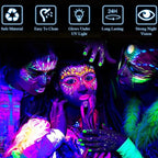 Fluorescent UV Glow Face and Body Paint Set