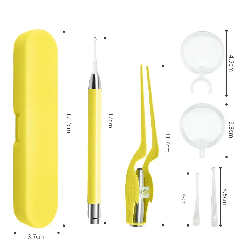 Illuminated Ear Wax Removal Tool Kit
