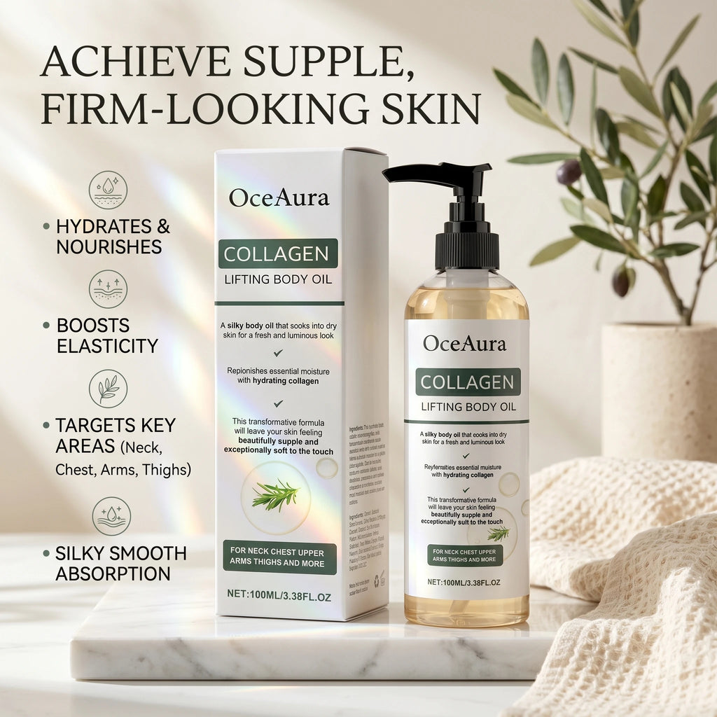 Collagen Firming Body Oil for Skin Tightening and Hydration