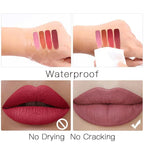 Long-Lasting Waterproof Matte Liquid Lipstick