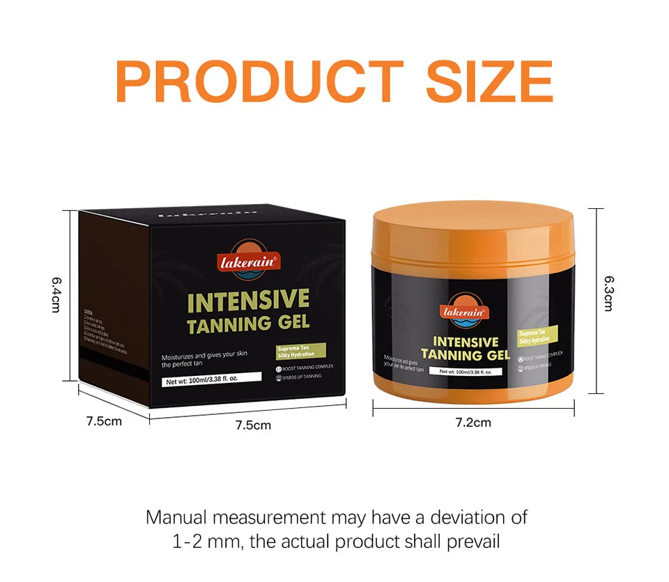 Intensive Tanning Accelerator Gel for Sun-Kissed Skin