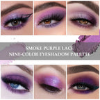 9-Color Purple Eyeshadow Palette