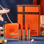 Velvet Matte Lipstick Set with Mini Chain Bag