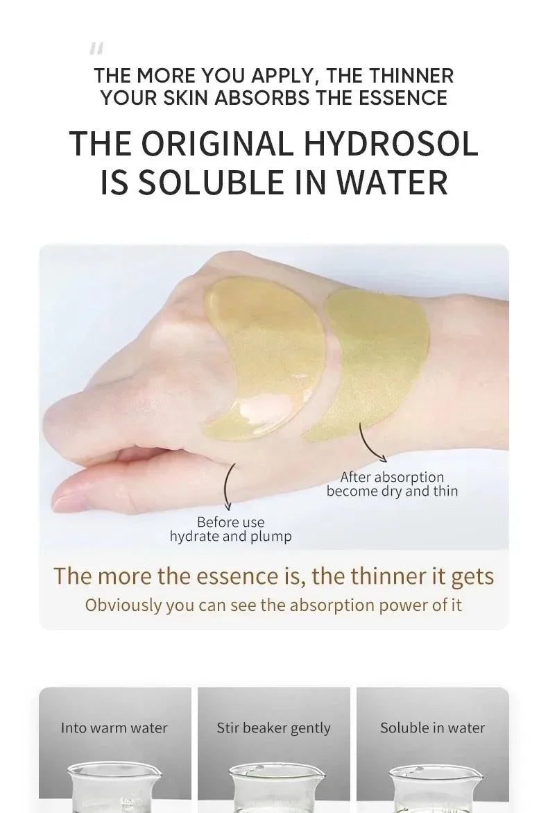 Gold Collagen & Avocado Under Eye Mask Patches