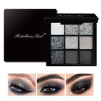 9-Color Smoky Matte and Shimmer Eyeshadow Palette