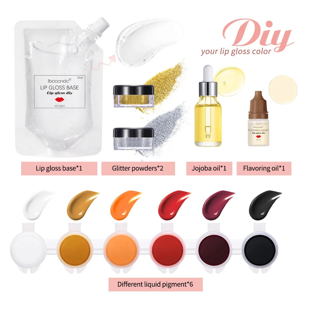 DIY Complete Lip Gloss Making Kit