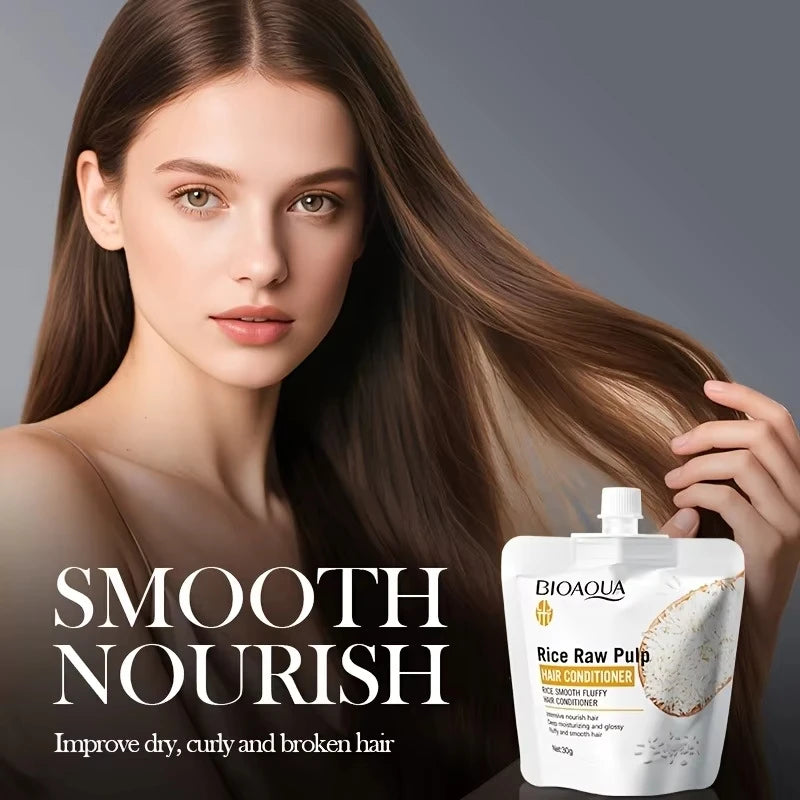 Rice Milk Deep Nourishing Hair Conditioner for Smooth Silky Hair
