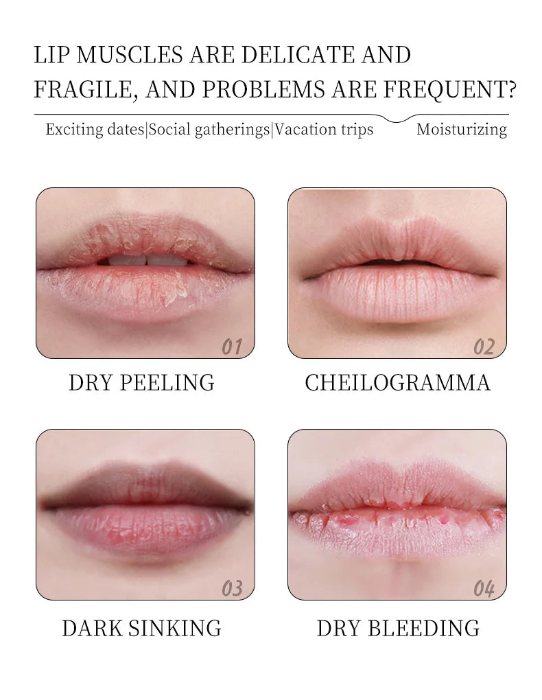 Hydrating Fruit Extract Lip Balm Set for Soft Smooth Lips