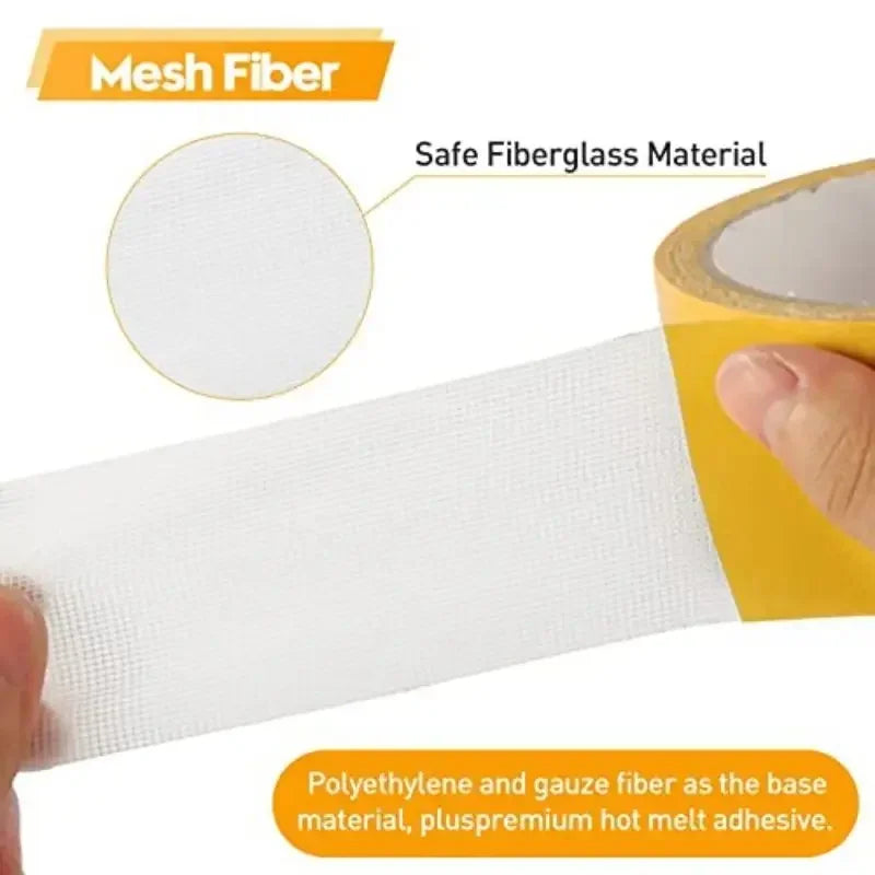 Heavy-Duty Waterproof Double-Sided Mesh Tape - 8