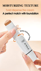Double-Ended Face Concealer with Built-in Blending Brush