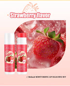 12-Piece Fruity Moisturizing Lip Balm Set for Dry Lips