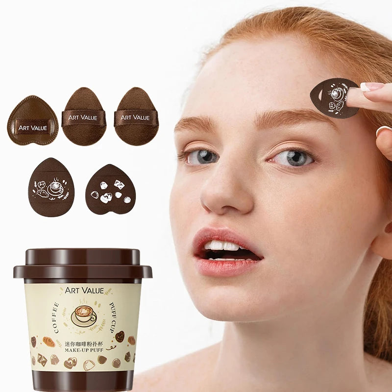 Mini Finger Makeup Sponge Set for Precision Application - 1