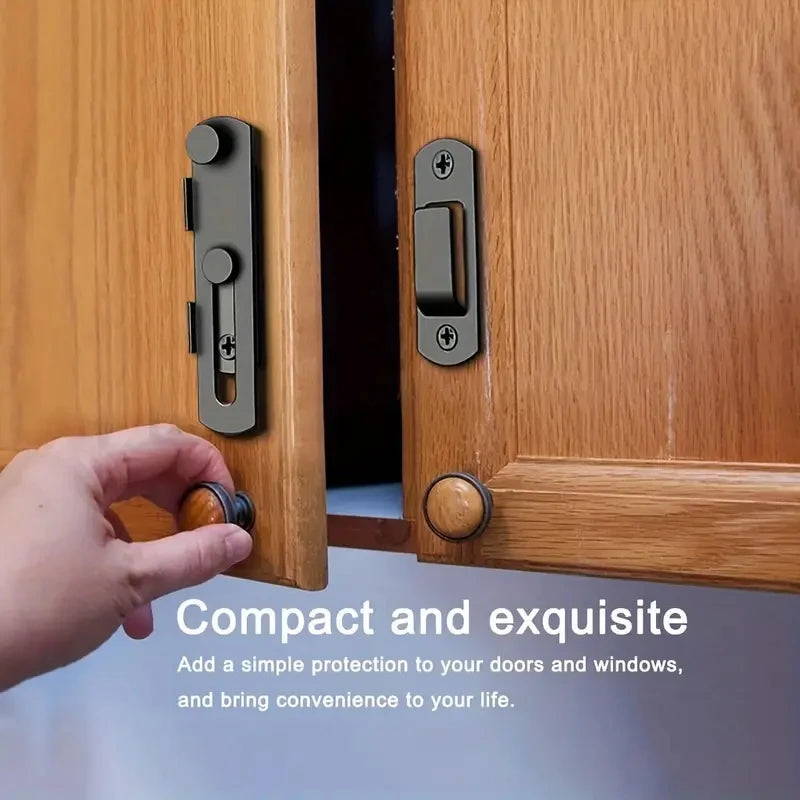 90 Degree Stainless Steel Security Door Latch Bolt - 2