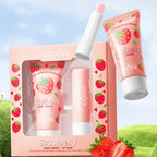 Strawberry Nourishing Hand Cream and Lip Balm Duo Set