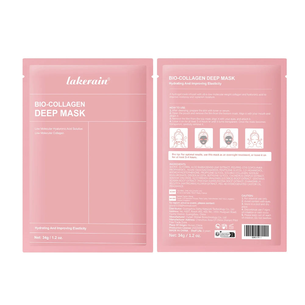 Bio-Collagen Deep Hydrating Face Mask for Pore Minimizing